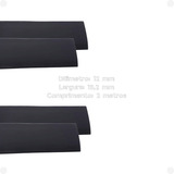 Espaguete/tubo Termo Retrátil Isolamento 12mm Preto 2 Metros