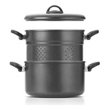 Espagueteira 2 Em 1 Antiaderente Panela Macarrão 6 Litros
