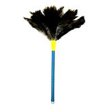 Espanador De Pó Poeira Penas Naturais De Avestruz 40cm 