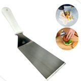 Espátula Aço Inox Western Para Chapa Lanche Chapeiro Pizza