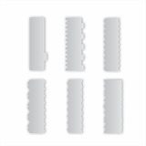 Espátula Confeiteiro Decoração Bolo Alisador 20cm Kit 6un