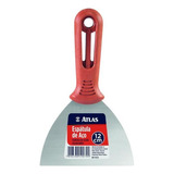 Espátula De Aço Carbono Com Cabo Plástico 12cm Atlas