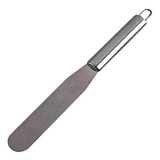 Espátula De Confeiteiro Reta Profissional Inox 30 Cm + Brind