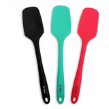 Espatula De Silicone Color Reforçada Colher Kehome 30cm