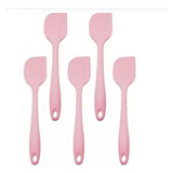 Espatula De Silicone Maciça Linha Color Reforçada 28 Cm 5 Un