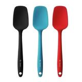 Espatula De Silicone Mini Color Reforçada Colher Kehome 21cm
