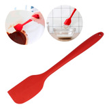 Espátula Inteiramente Silicone Cabo Maciço - Colher Pão Duro