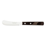 Espátula Para Manteiga Tramontina 3 Polegadas Em Aço Inox Cor Polywood Castanho