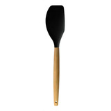 Espátula Silicone 32cm Altas Temperatura Utensílio Cozinha Cor Preto