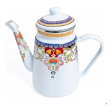 Especial Decoração Bule Esmaltado 1.2 L C/ Indução Fogão