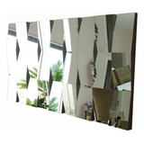 Espelho 3d Painel Mosaico Quadro Grande Inteiro 120x80x6cm 