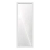 Espelho 40x90 Moldura Branca Para Corredor