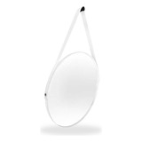 Espelho Adnet 60cm Alça Suporte Banheiro Sala Lavabo Hall