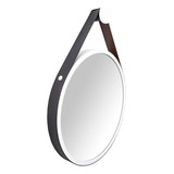 Espelho Aluminio Redondo 50cm De Diametro