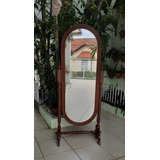Espelho Antigo Colonial Piso Costureira