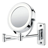 Espelho Articulado Para Banheiro Com Luz
