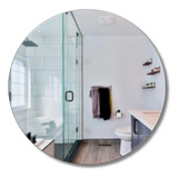 Espelho Banheiro Redondo 40x40cm Vidro Para
