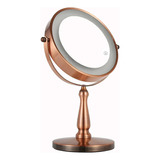 Espelho Bronze Camarim Maquiagem Barbear Aumento