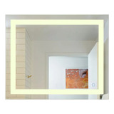 Espelho C/ Led Touch Na Frente Embutido 120cm X 100cm