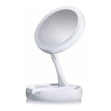 Espelho De Led Dobravel Aumenta 10x