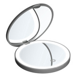 Espelho De Recarga Led Cosmético, Conveniente, Compacto, Em