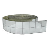 Espelho De Vidro Quadrado Adesivos Mosaico Decoração 20mm 2m