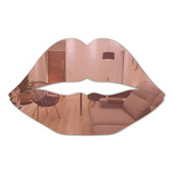 Espelho Decorativo Em Acrílico Boca Lips