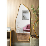 Espelho Decorativo Orgânico Lapidado Moldura 150x60