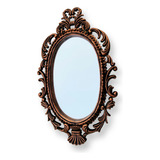 Espelho Grande Com Moldura Vintage Provençal Ouro Velho Pop 