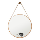 Espelho Grande Moderno De Parede Antigo - 60cm Redondo