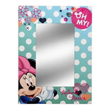 Espelho Minnie Mickey Mouse Poá Tiffany