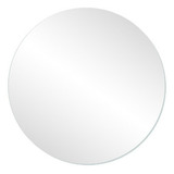 Espelho Multiuso Lapidado Redondo 40cm E2g Design Wt Cor Branco Cor Da Moldura N/a