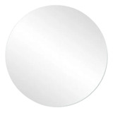 Espelho Multiuso Lapidado Redondo 50cm Diam. Fita Dupla Face