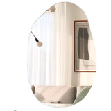 Espelho Orgânico C/led Decorativo Lapidado 100x70 Grande Cor Da Moldura Sem Moldura