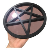 Espelho Pentagrama Esotérico Decorativo 20cm Cor Da Moldura Rose