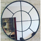 Espelho Redondo Decorativo Retro 0,78x0,78cm Tok