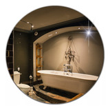 Espelho Redondo Para Banheiro 40x40cm Luxo