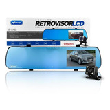 Espelho Retrovisor C/ Câmera Ré Frontal Visão Noturna 1080p