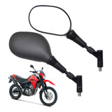 Espelho Retrovisor Gvs Xt660 Giro 360° Lente Convexa Honda