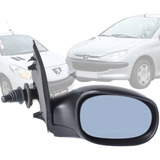 Espelho Retrovisor Peugeot 206 207 2000 A 2013 Com Controle