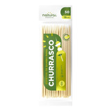 Espeto Bambu 18cm C/500 Unid Natural Produtos/churrasquinho