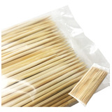 Espeto Bambu Churrasco 15cm 500 Unid Afiados E Resistentes
