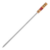 Espeto Churrasco Gaúcho 85cm - Aço Cromado Profissional