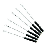 Espeto Garfo Garfinho Fondue Inox Petisco Carne Demarcado
