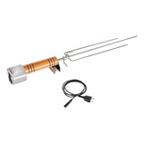 Espeto Giratório Elétrico Portátil 1.0 Inox