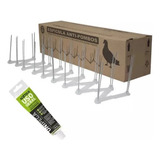Espicula Anti Pombos Metal 90 Metros + Silicone