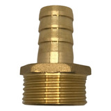 Espigão Adaptador Latão P/ Mangueira 3/4 Rosca Macho 3/4 Bsp