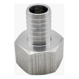 Espigão Conexão Em Aço Inox 304 13mm Com Rosca Fêmea 1/2 Bsp