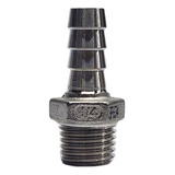 Espigão Macho Inox 316 Rosca De 1/4 Npt