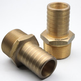 Espigão Macho Rosca 1.1/4 Npt X Mang. 1.1/4 - Latão